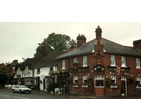 The Feathers and The Crown pubs in Chalfont St. Giles